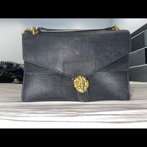 Anne Klein Diana large double flap chain shoulder bag